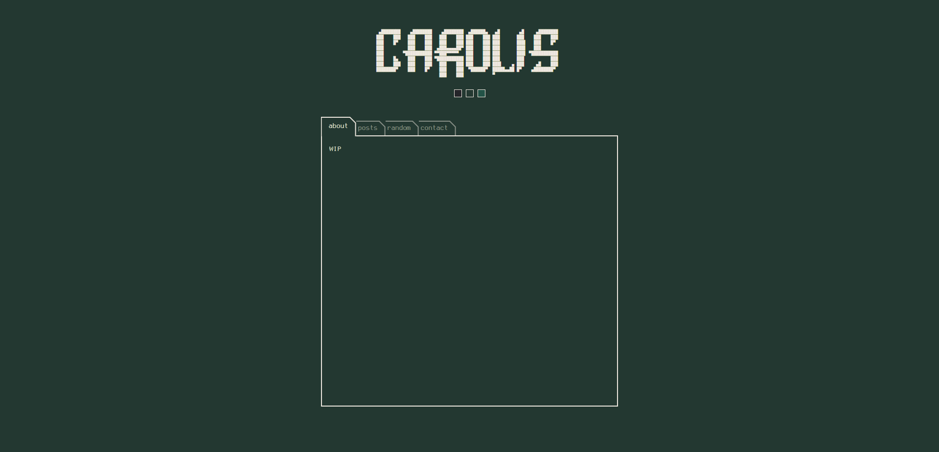 print do site da carolinha